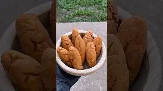 Ghanaian Awiesu (Banfo Bisi)Traditional Fried Cornbread #streetfood #food #sweets #ghanafood