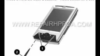 How to Soft & Hard Reset for HP iPAQ rx3100, rx3115, rx3400, rx3415, rx3417, rx3700, rx3715