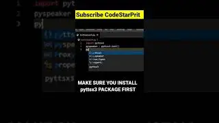 Text to Speech Converter in  just 4 lines of Python code 👩‍💻