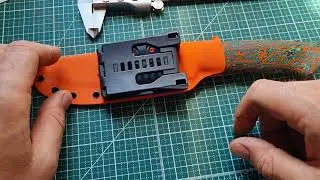 НОЖ УНИВЕРСАЛЬНЫЙ из  qpm-420v ( s90v)+ объявление по проекту из стали cpm15v.