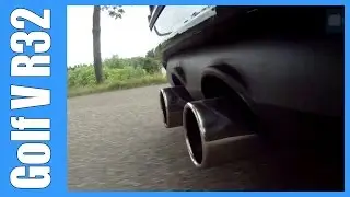 VW Golf V R32 FANTASTIC! GoPro Exhaust Sound