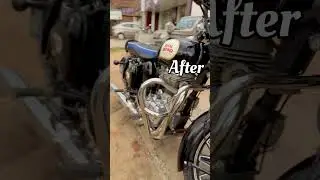 Royal Enfield Engine Buffing & shining-metal polish
