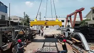 QSHI Customized 40FT Semi automatic and Manual Container Spreader Loading Test