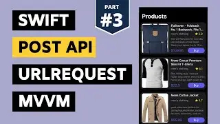 Part 3 - Generic & Reusable POST API Calls with URL Request + MVVM  in Swift 2023 Hindi.