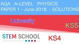 AQA  A-LEVEL PHYSICS   PAPER-1    JUNE 2018