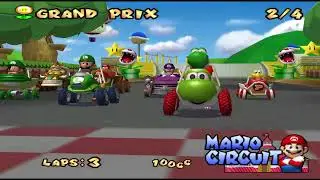 Mario Kart Double Dash | Flower  Cup 100cc | Gameplay