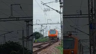😍Newly Modified Aerodynamic | Wap-5🚂Locomotive | Long Horn Sound & Aggressive😱Speed#shorts #wap5
