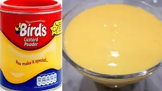 Birds Custard | Birds Custard Powder Recipe| Custard