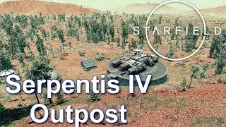 Serpentis IV Outpost - Exploring Deep into Va'ruun Zealot Territory - Great Views - Starfield