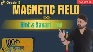 Biot and Savart Law class 12  || Physics Chapter 16 Magnetic Field in Nepali || NEB - Edusansaar