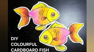 🐠 DIY Colourful Cardboard Fish Craft for Kids! Easy & Fun Art Project!