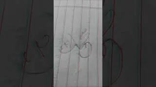Muhammad name calligraphy turorial ❤️#youtubeshorts #art