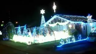 Paul Toole's Christmas Light Show at Manning Close