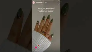did you know chrome works on regular polish? here&rsquo;s how! products 🔗 on my amzn sf #nails
