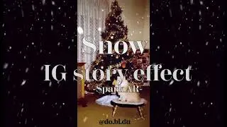 [Spark AR] 𝑳𝒆𝒕 𝒊𝒕 𝑺𝒏𝒐𝒘~ How to make IG Story effect / 눈 이펙트 / 인스타그램필터 추천