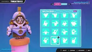 Fall Guys Emotes PC 4K60 UHD - Crown Idol (アイドル [クラウン] / 크라운 아이돌)