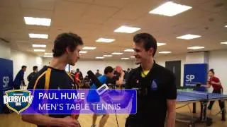 Table Tennis: Highlights and Interview | #DerbyDay15