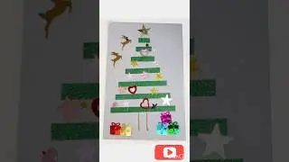 Easy and creative christmas Card#crafts #card #diy