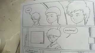 MOSTRANDO A 3° PÁGINA DA MINHA HQ!!!😱😎