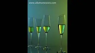 The choice of tall champagne glasses for luxury restaurants. #glassware #champagneflutes #glasscup