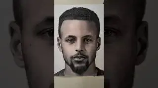 What do you rate the drawing of Steph Curry!?🧐 #stephencurry #nba #drawingtechniques