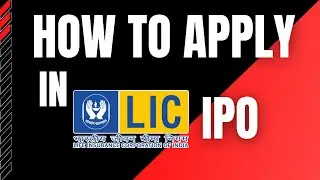 HOW TO APPLY IN LIC IPO?? LIC IPO ME APPLY KAISE KARE?? FINOLEDGE