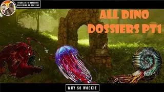 ALL DINOSAUR DOSSIERS ARK SURVIVAL ASCENDED PT1 #arksurvivalascended