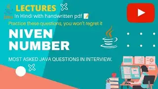 📌NIVEN OR HARSHAD NUMBER (JAVA) || HOW TO SOLVE NIVEN NUMBER PROGRAM USING DIGIT EXTRACTION.