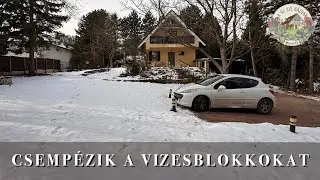2026.01.12 A mi kis házunk - Csempézik a vizesblokkokat