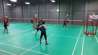 (Ihwan/Steve vs Evan/Johar) Pb. RacketRackers #badmintonsolo #badminton #bwf #rabumalam