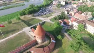 Kaunas Castle from Phantom 3 at 60fs 03062016