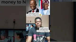 330 million Naira for free to Nigerians by Tinubu #shorts #nigeria #viralshort #news