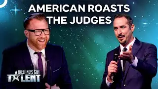 American Comedian ROASTS The Judges! | Ireland's Got Talent