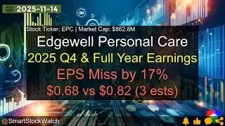 Edgewell Personal Care (EPC|$862.8M) - 2025 Q4 & Full Year Earnings Analysis