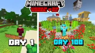 I SURVIVED 100 DAYS ON DESERT ISLAND IN MINECRAFT HARDCORE PE ( HINDI )