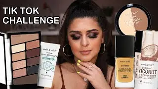 FULL FACE USING WET N WILD MAKEUP PRODUCTS | TIKTOK CHALLENGE | SHEILA SHIMMERS