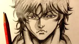 ASMR | Pencil Drawing 147 | Baki Hanma (Request)