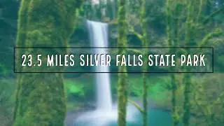 Hiking Oregon 23.5 Miles through Silver Falls State Park, Buck Mountain and Perimeter trail.