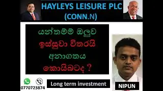 HAYLEYS LEISURE PLC (CONN.N) -  Company analysis  with data base / Long term