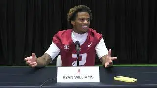 Alabama Media Day | WR Ryan Williams Interview (8-4-25)