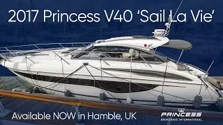 2017 Princess V40 'Sail La Vie' (NOT CURRENTLY AVAILABLE)