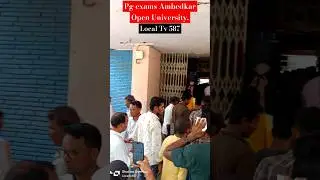 Ambedkar Open #University #Pg Exam's.@LocalTv587