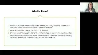Health and Wellness Education Program: Impact of Stress on Children - Dr Naa-Lamle Lamptey