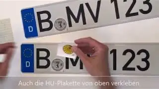 Witte safemark&reg; i-Kfz | Anleitung zur Handhabung des Plakettentr&auml;gers | F&uuml;r den B&uuml;rger ab i-Kfz 3