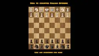 How to counter Italian Opening 🔥 #chess