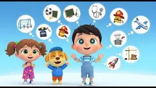 ⭐ Cuando sea grande | Canción infantil de profesiones👨‍⚕️👩‍🍳👷‍♂️👮‍♂️
