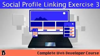13#Social Profile Linking Exercise - Modern Web Design with HTML5, CSS3, and JavaScript