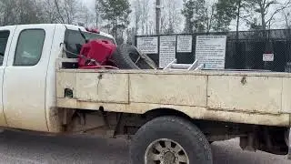Joshua rewinds his wire rope at CarWars Towing aka preventive maintenance.