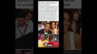 Whitney Houston's Death: Bobby Brown Points Finger at Ray J #whitney #death #viral #shorts #rayj