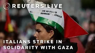 LIVE: Italians strike in solidarity with Gaza